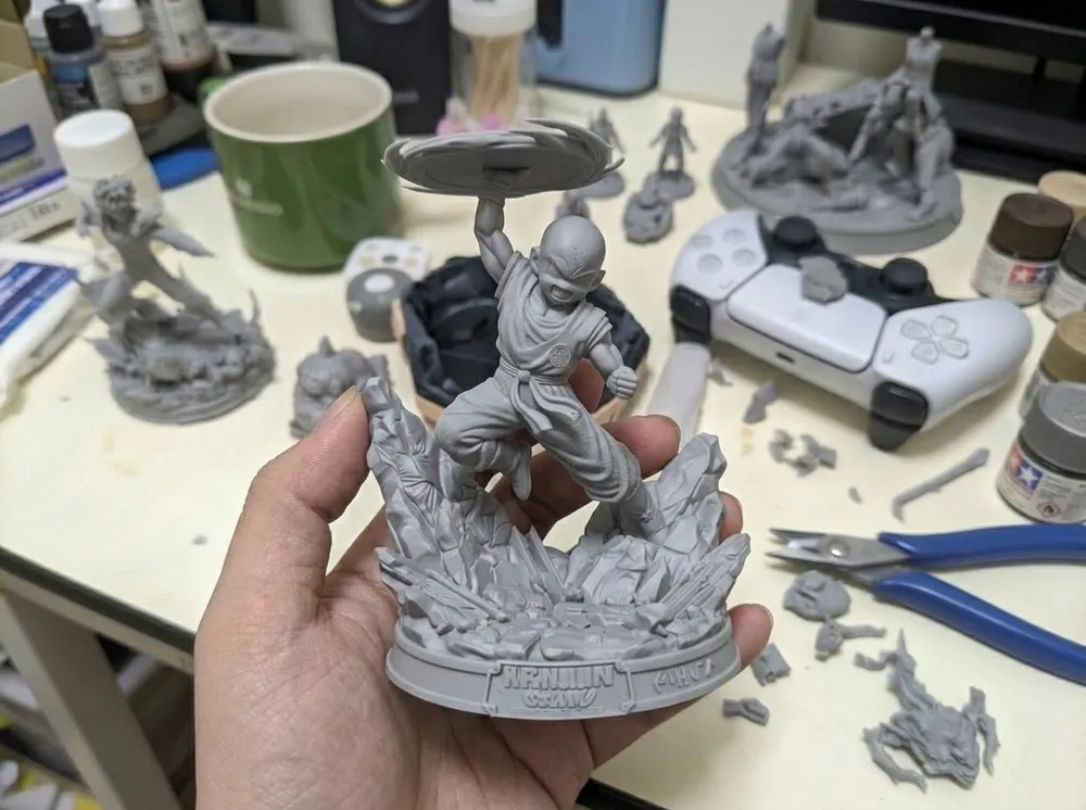 KRILIN DRAGONBALL - Free 3D Print Model - MakerWorld