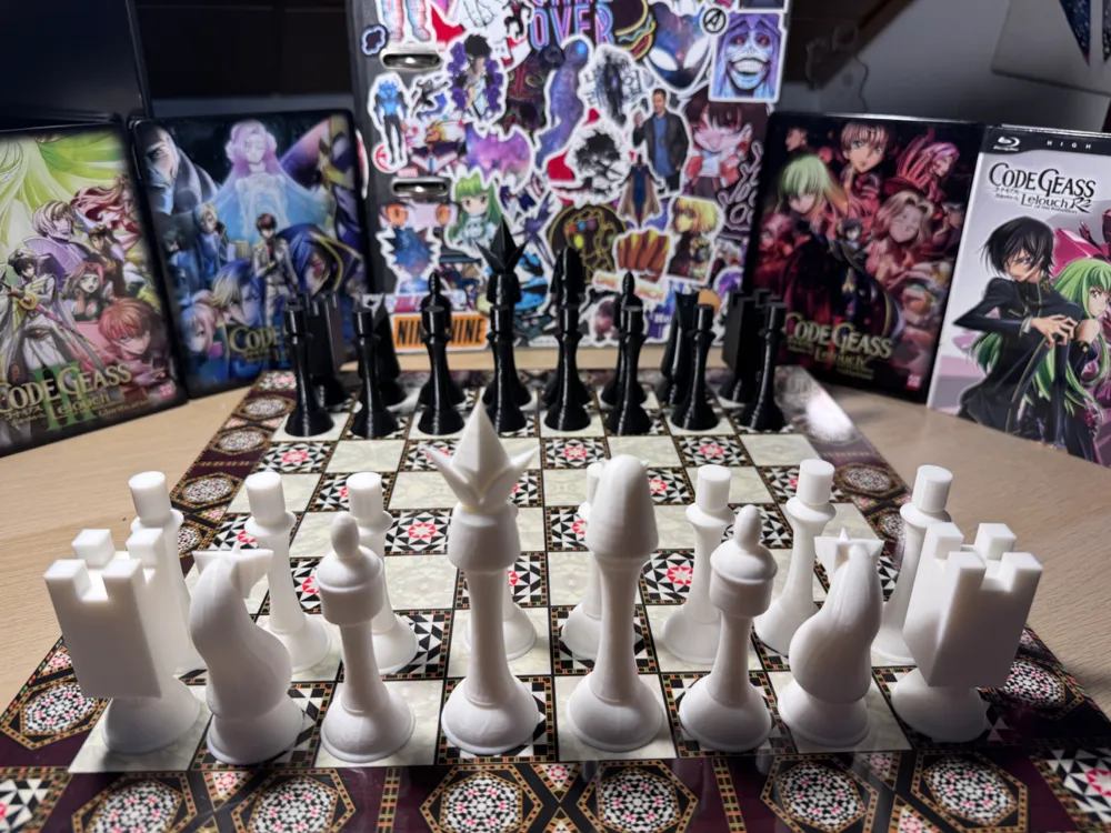 Code Geass Inspired Chess Figures All by Ossibotreal - MakerWorld