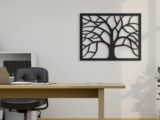 Branched Tree 3D Wall Art