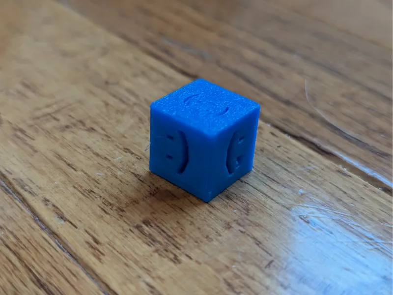funny calibration cube 