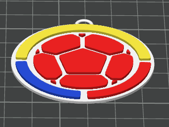 Logo Selección Colombia  (llavero relieve)