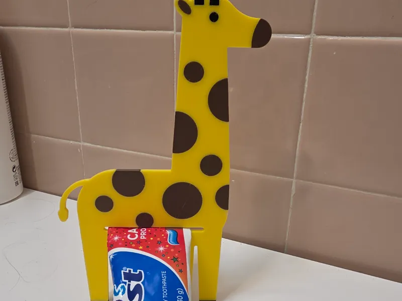 Giraffe Toothpaste Squeezer Stand