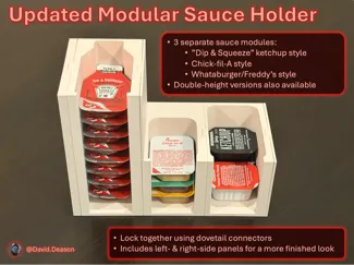 Updated Modular Sauce Holder