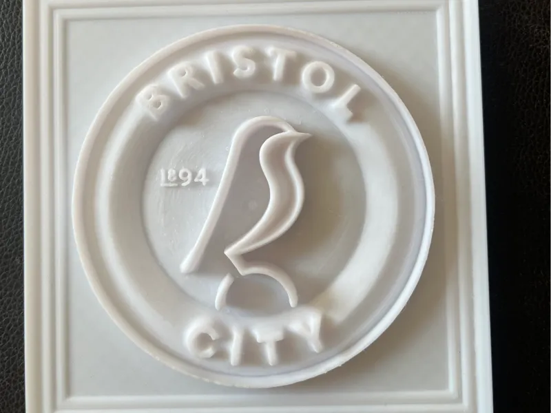 Bristol City Framed Relief