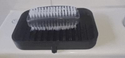 Ablage für Seife/ Nagelbürste