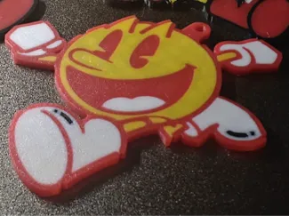 Paciman keychain, Pac-man's long lost cousin