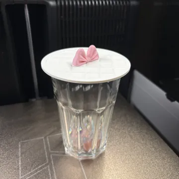 Modelo para impresión 3D: 蝴蝶结杯盖(Q_Craft) — vista de referencia 3