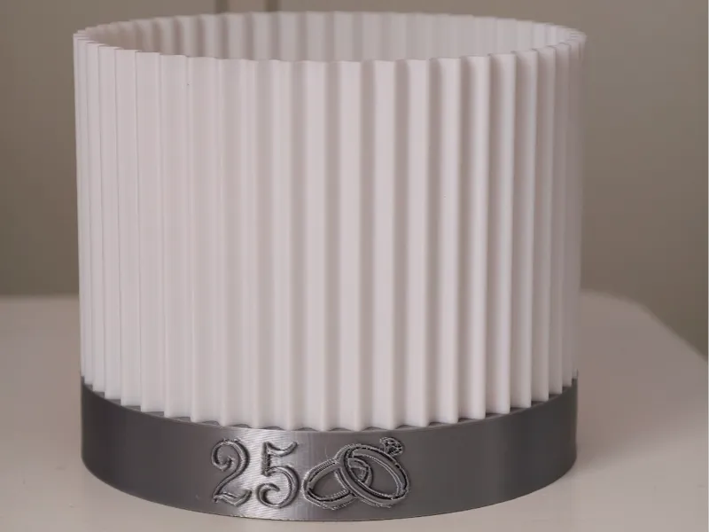 Silver Wedding Anniversary Vase – 25th Anniversary
