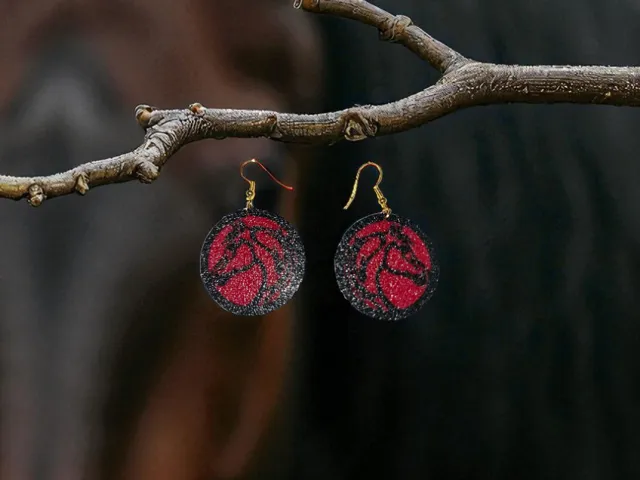 Horse earrings