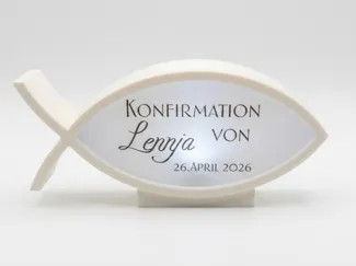 Konfirmation Fisch Leuchte