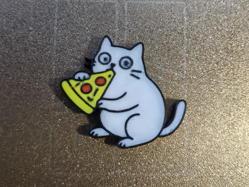 Pizza Cat Magnet
