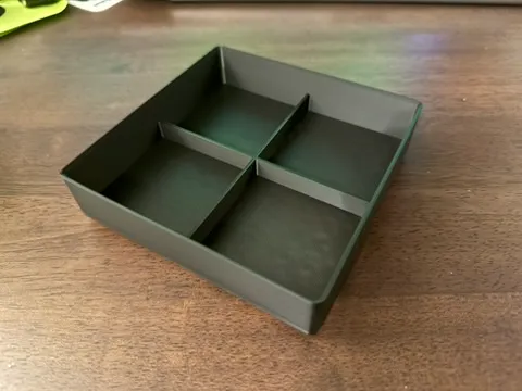 3x3 Gridfinity Bin with Dividers