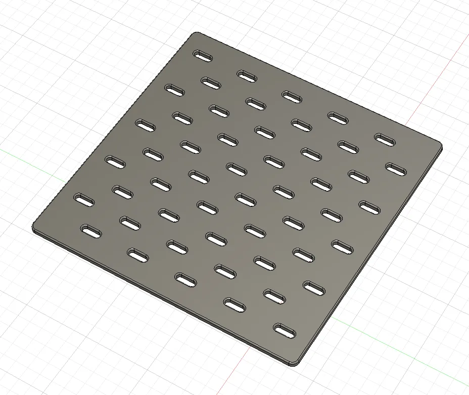 Grille perforée façon IKEA Skadis