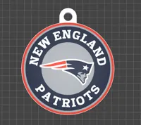 New England Patriots Round Logo