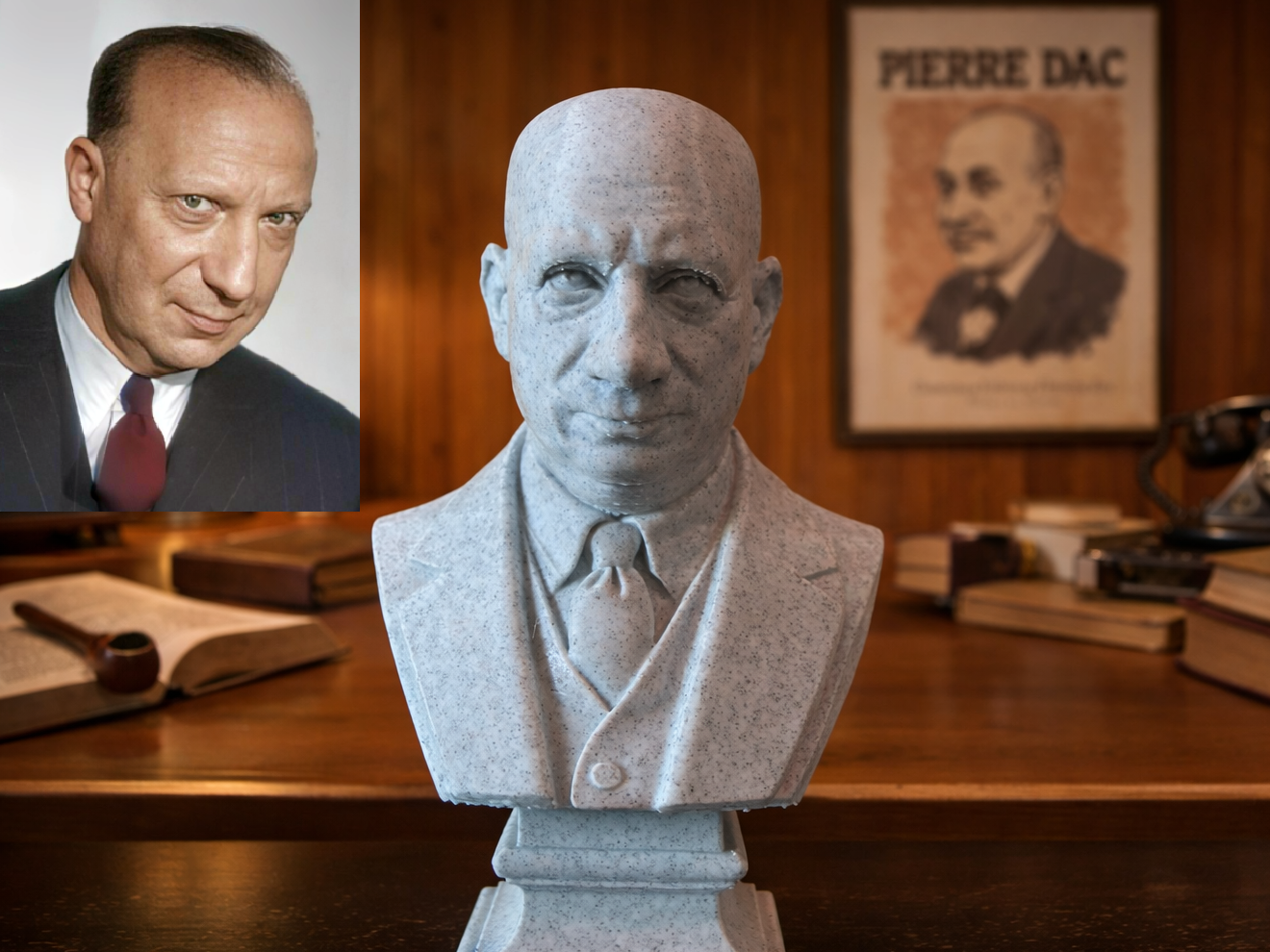 André Pierre (Isaac) Dac — Buste