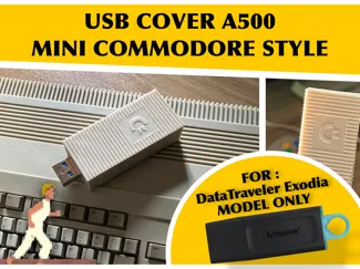 USB CASE Commodore A500 Mini Kingston Amiga Cover
