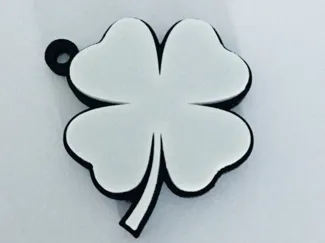 St Patrick's Day Clover Keychain