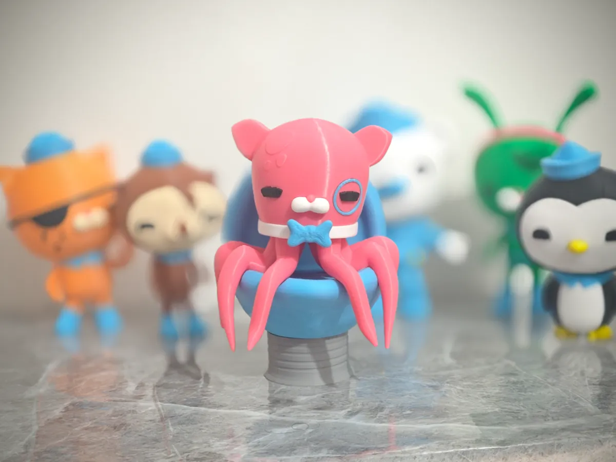 Octonauts - Professor Inkling Multi-part Model - Free 3D Print Model ...