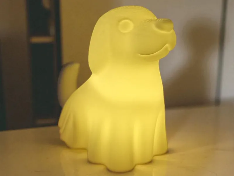 Perrito Fantasma Vela Led
