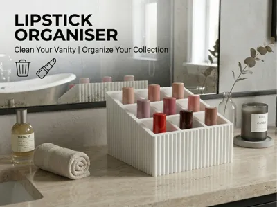 aesthethic lipstick organiser