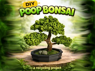 DIY "POOP" BONSAI