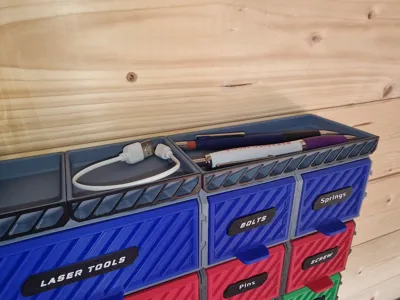 Tray Organizers for Wall-Mounted Bins