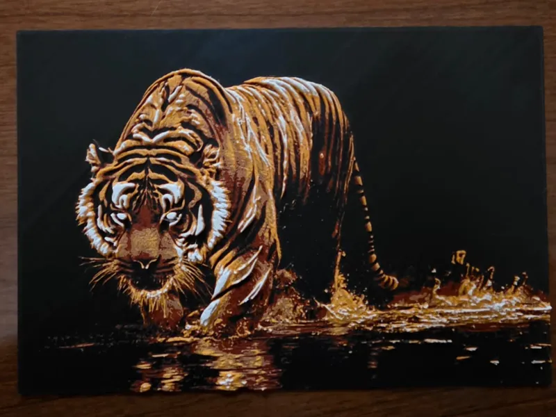 Dipinto tigre