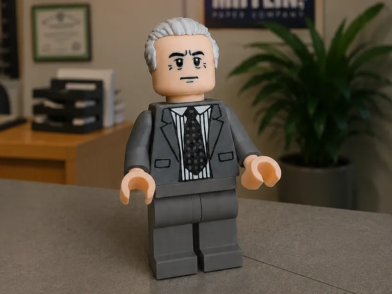 Brick man Creed Bratton(The Office) 20cm 