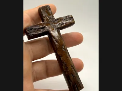 Realistic Wooden Cross