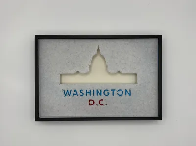 Washington D.C. Capitol Shadow Box