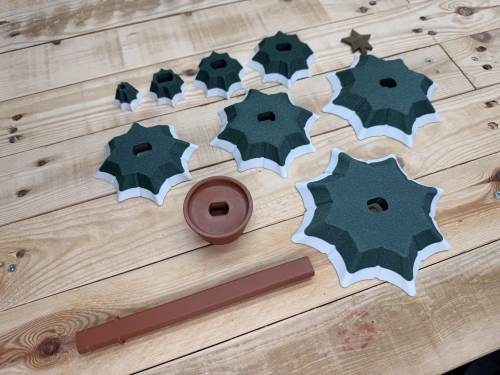 Large Buildable Christmas Tree. by ENIQUE3D MakerWorld: Download Free ...