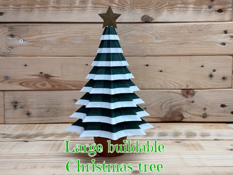 Large Buildable Christmas Tree.