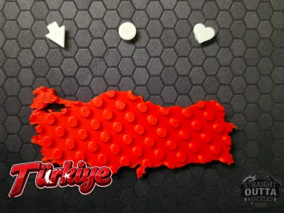 L-E-G-O inspired map 'Türkiye'