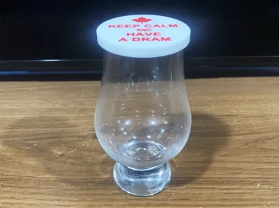 KEEP CALM Glencairn Whisky Glass Topper