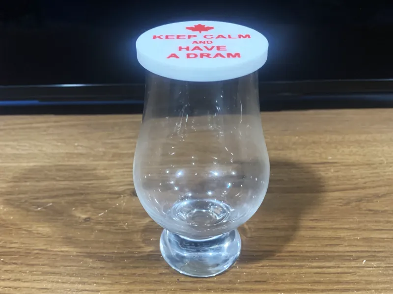 KEEP CALM Glencairn Whisky Glass Topper