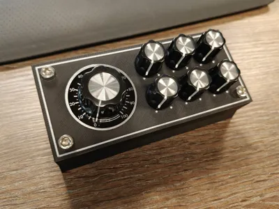Retro Deej Mixer Case with 4 or 6 +1 Knobs