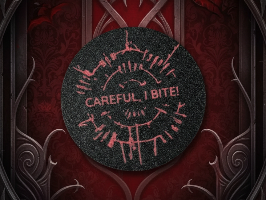 Astarion’s Bite: BG3 Inspired Vampire Coaster