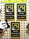 Cyberpunk refrigerator sticker 10x6