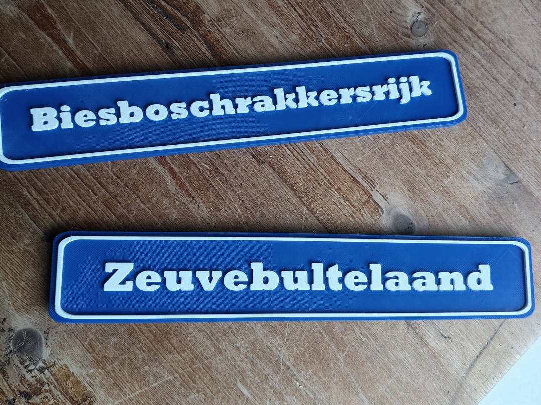 City Sign Dutch  Carnaval  Customable