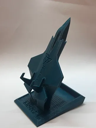 F-35 phone stand with stash