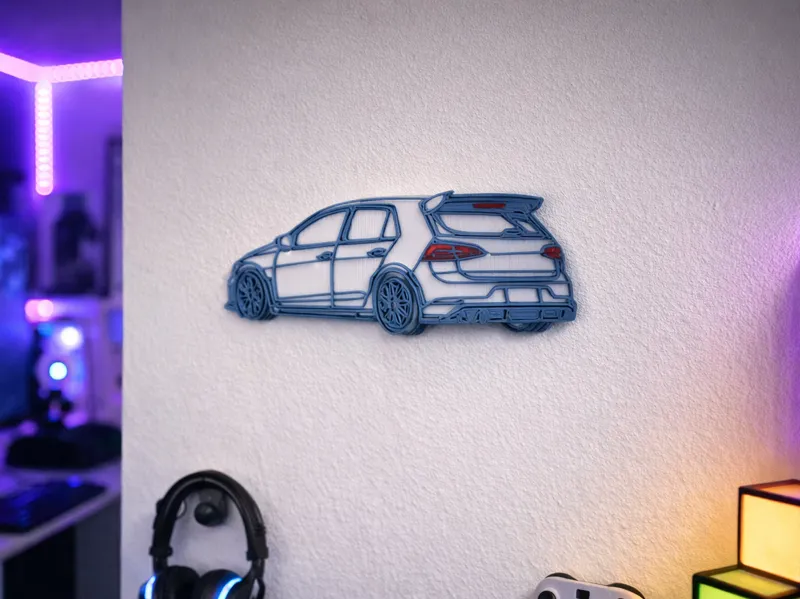 Arte de pared Volkswagen Golf VII