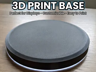 3D Print Base – Base Circolare Universale