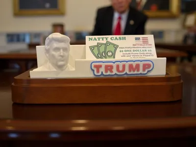 Donald Trump Business Card Holder