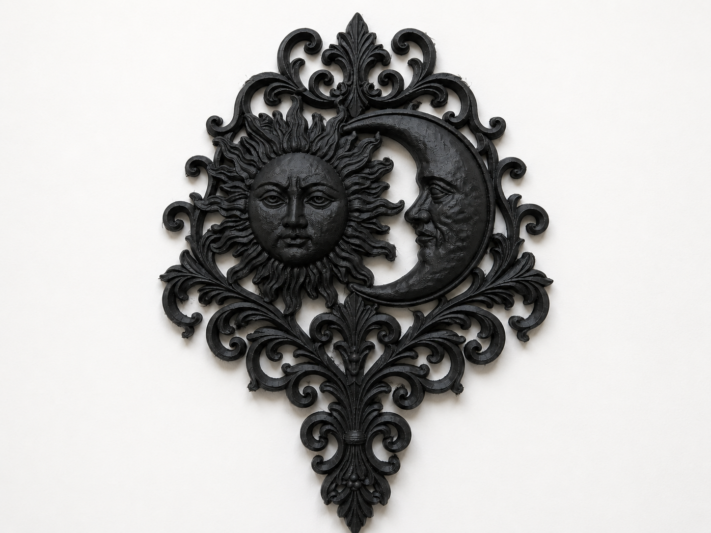 Sun and Moon Gothic Wall Hang Ornament