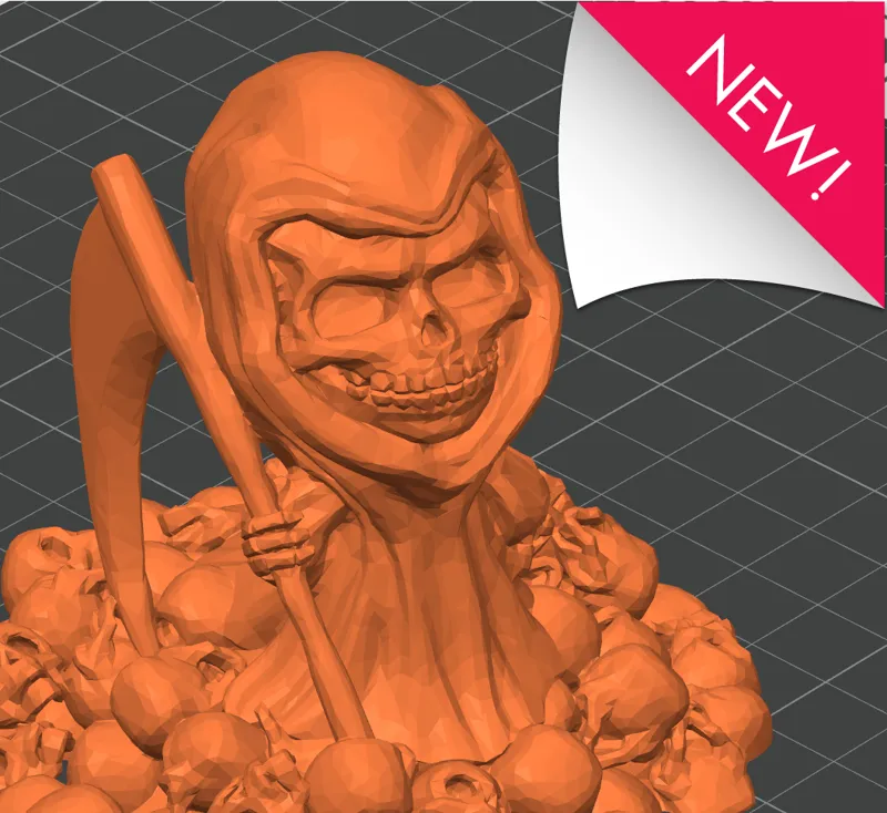 ChibiGrim on Skulls (Low-Poly)
