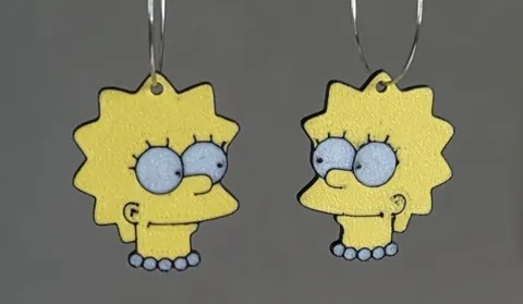 Lisa Simpson Earrings