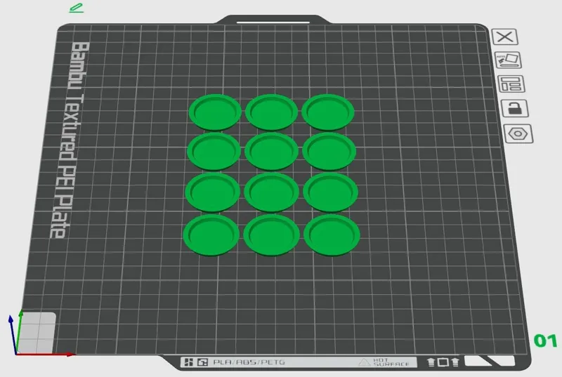 ASOIAF infantry round bases