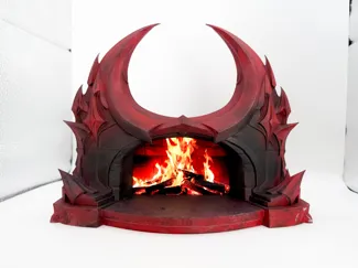 Darkmoon Fireplace Display
