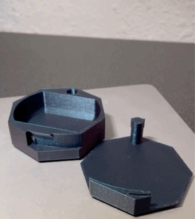 Octagonal Pivot Top Box by Wet PLA Guru - MakerWorld