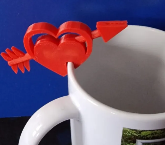 Valentinstags Teebeutelhalter Herz 